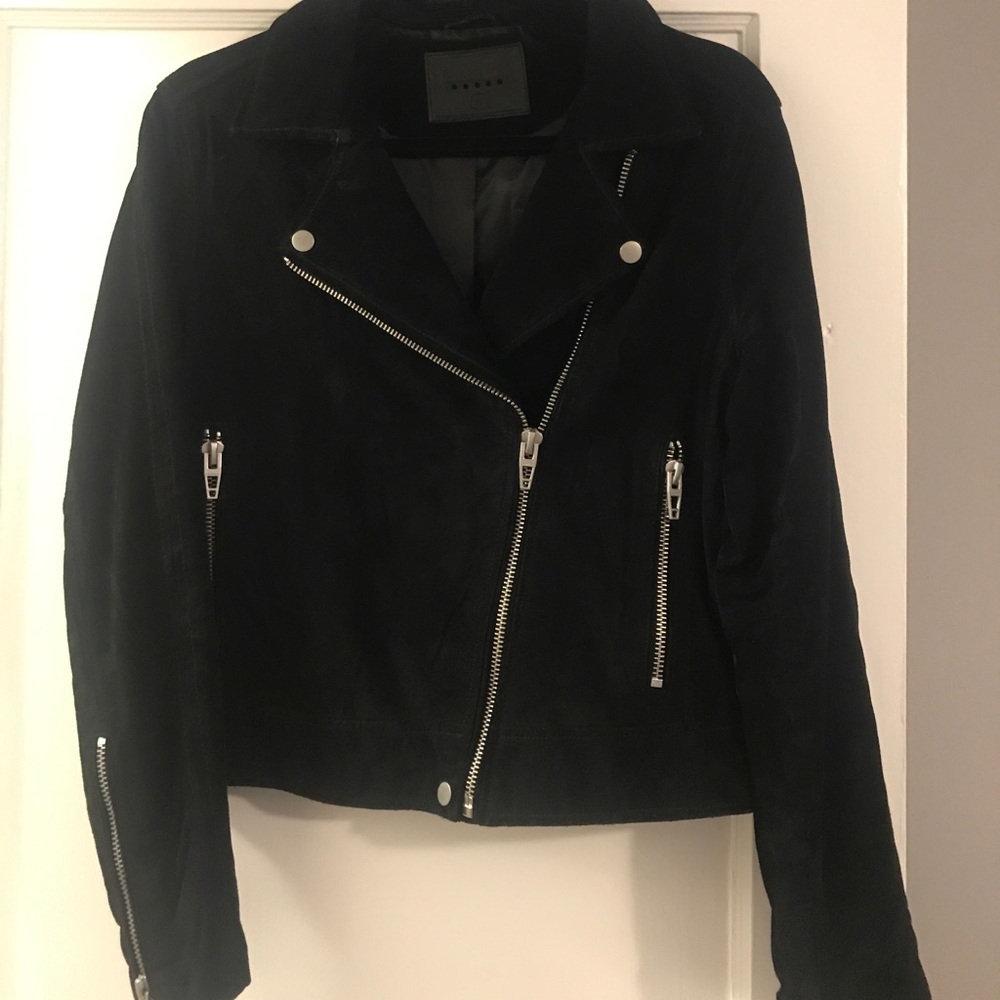 Blank NYC Suede Moto Jacket